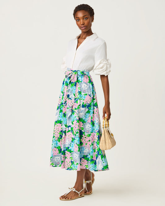 Sonaire Midi Shirtdress Starlight Navy Lydia The Lion