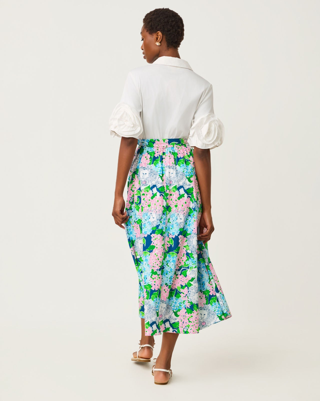Sonaire Midi Shirtdress Starlight Navy Lydia The Lion
