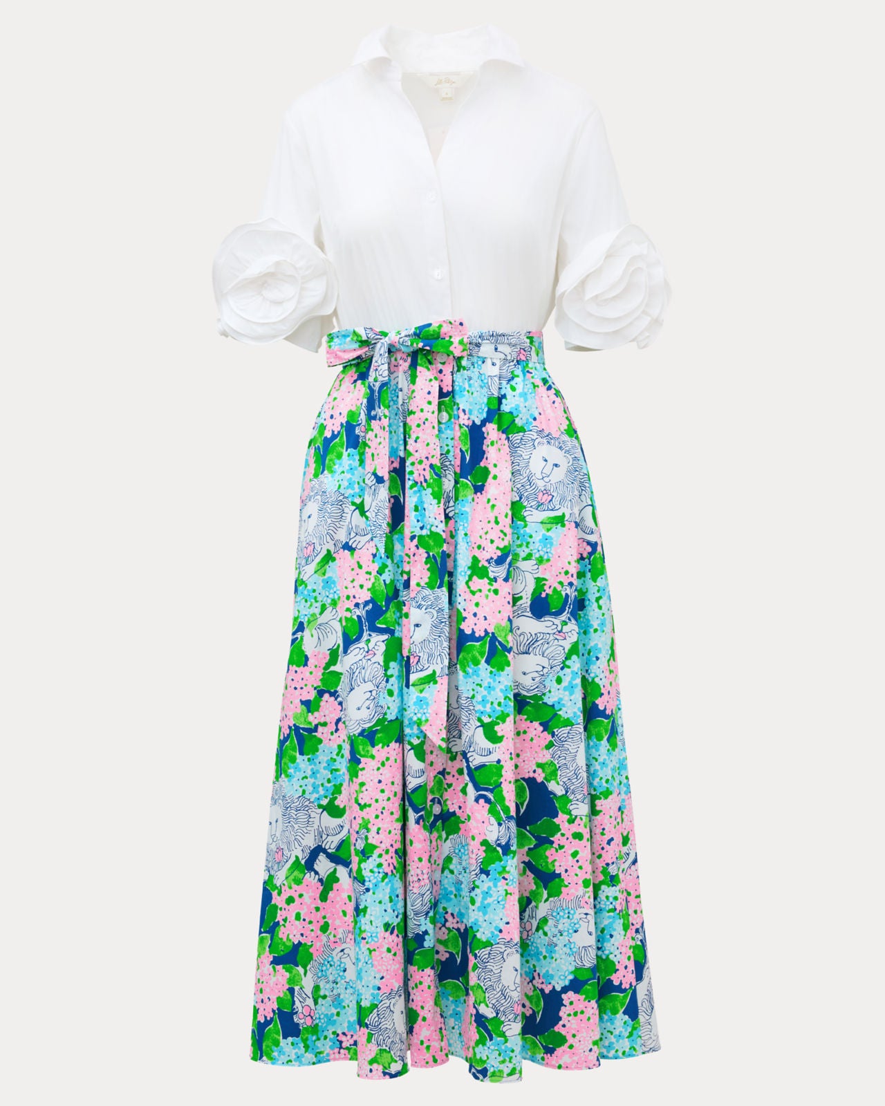 Sonaire Midi Shirtdress Starlight Navy Lydia The Lion