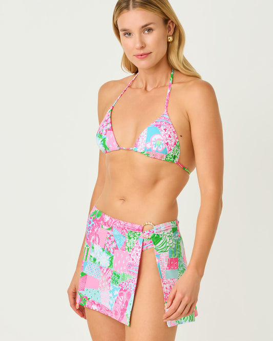 Kohala Skirt Coverup Multi Crazy Quilt