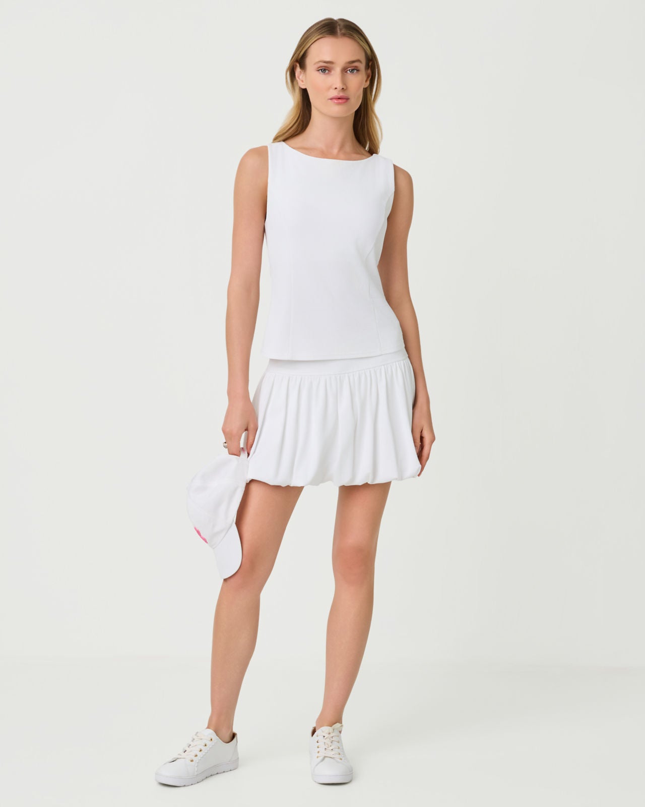 Nadeera Active Tank UPF 50+ Resort White