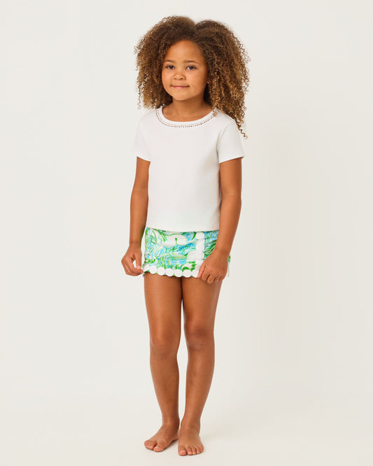 Mini Michelina Skort Capri Blue Galloping Gals