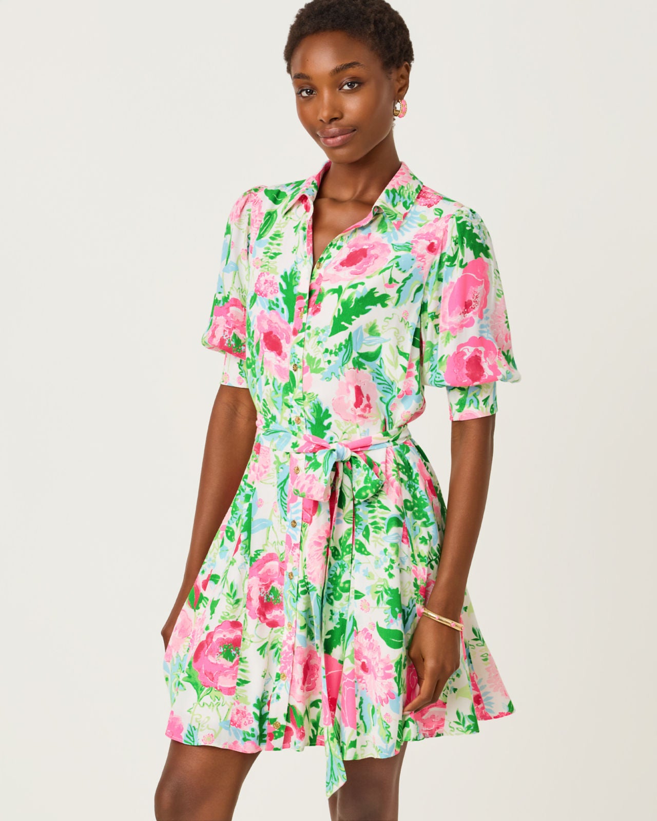 Larkyn Shirtdress Multi Poppy Party