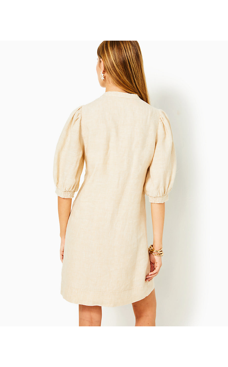 MIALEIGH DRESS - SAND BAR X RESORT WHITE