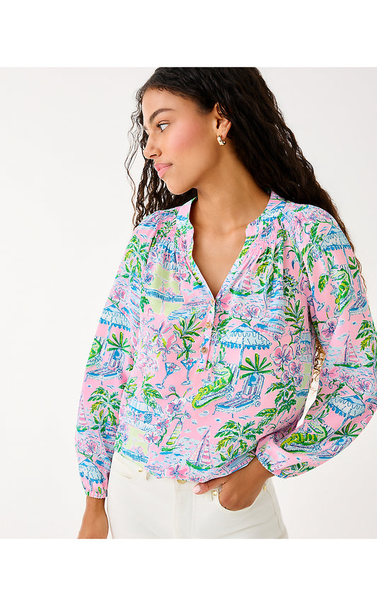 ELSA TOP - CONCH SHELL PINK - SUNNY DEE