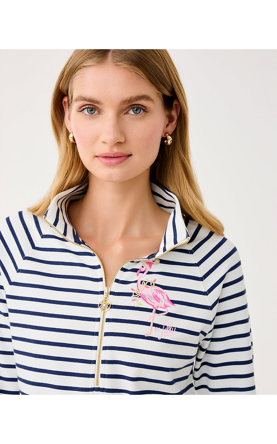 SKIPPER POPOVER - MULTI - HOLIDAY FLAMINGO GRAPHIC
