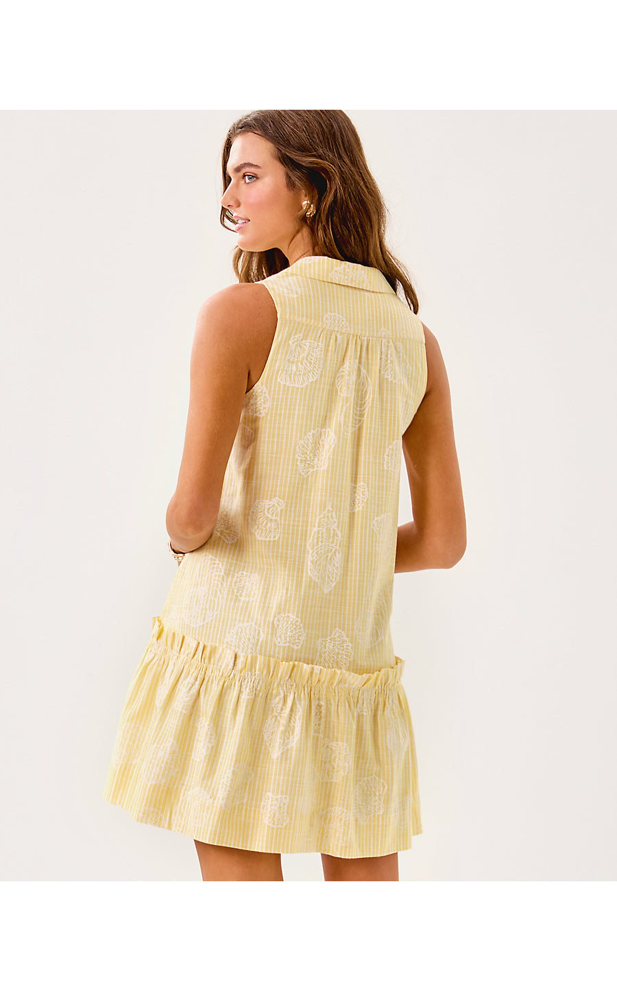 CAYLINN SLEEVELESS POPOVER - HONEYCOMB - PIGMENT PRINTED SECRET STRIPE