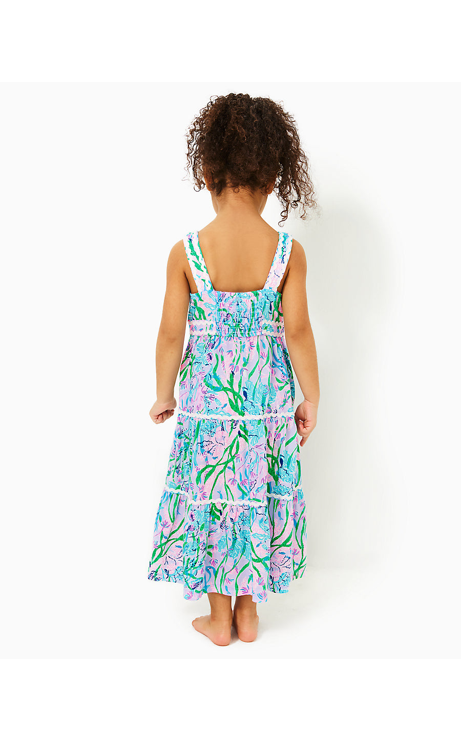 MINI POLLIE MIDI DRESS-MULTI-SEACRET ESCAPE