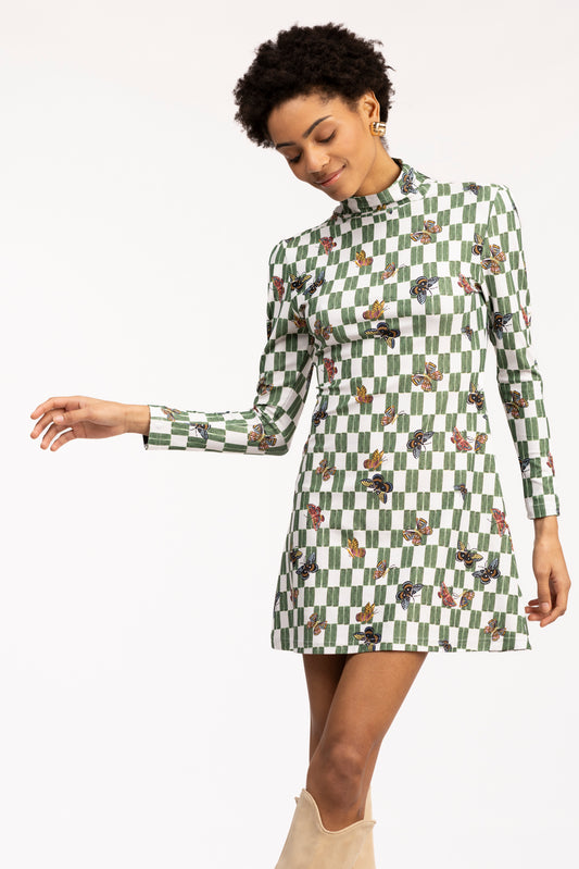 DOTTIE DRESS- BUTTERFLY FOREST