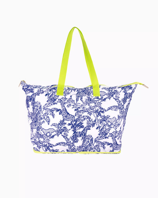 Packable Tote - Resort White - Safari Party