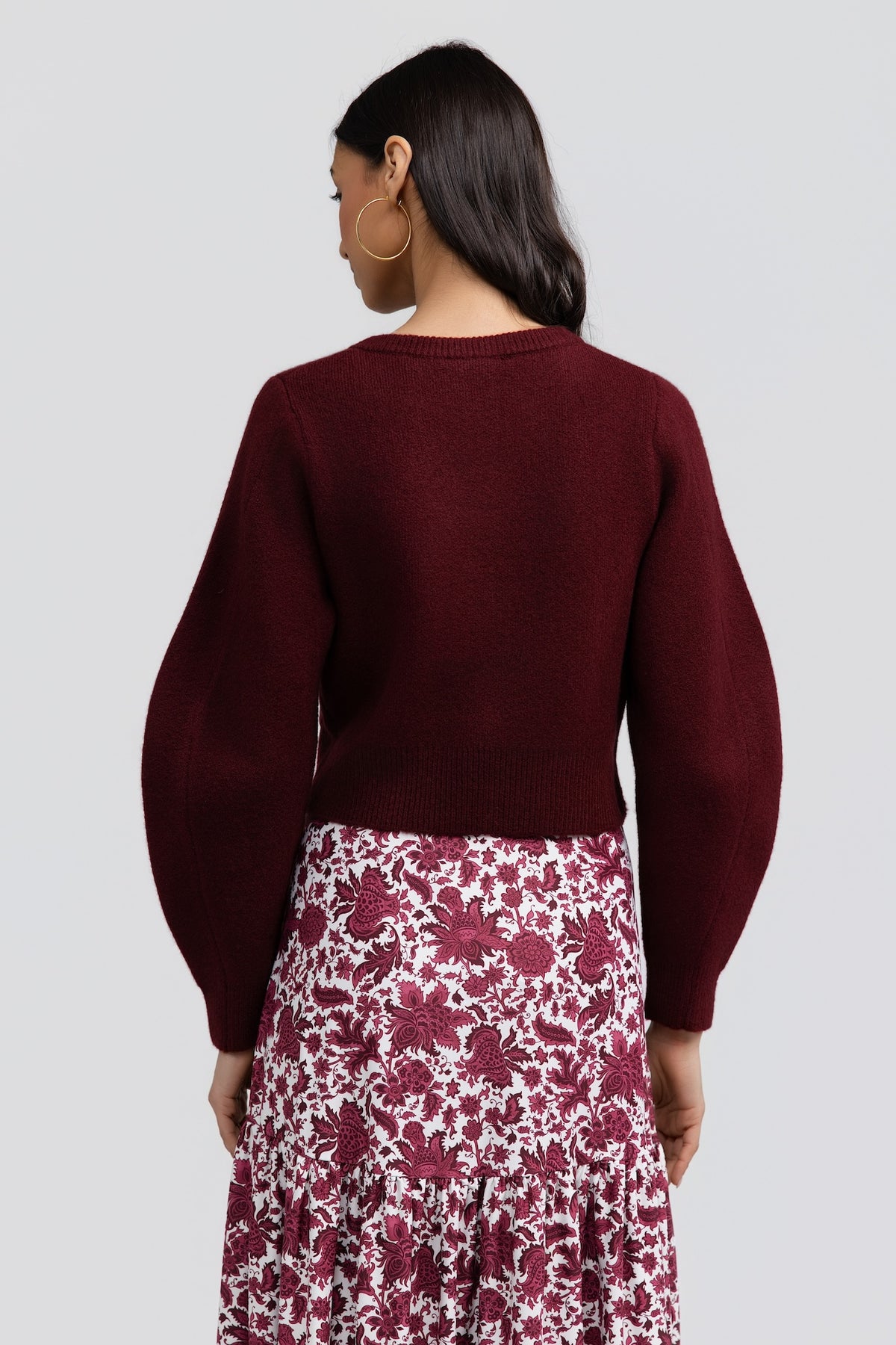 Hildy Sweater - Wine