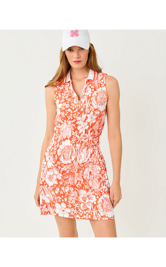 LOVE ACTIVE SLEEVELESS DR - SUNSET ORANGE - BUDDING ROMANCE