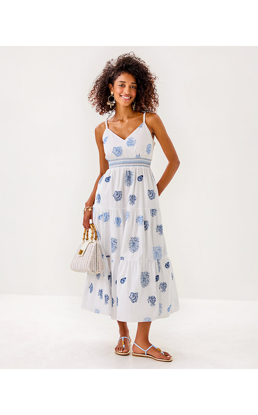 ZANNA DRESS - RESORT WHITE - CASTAWAY EMBROIDERY