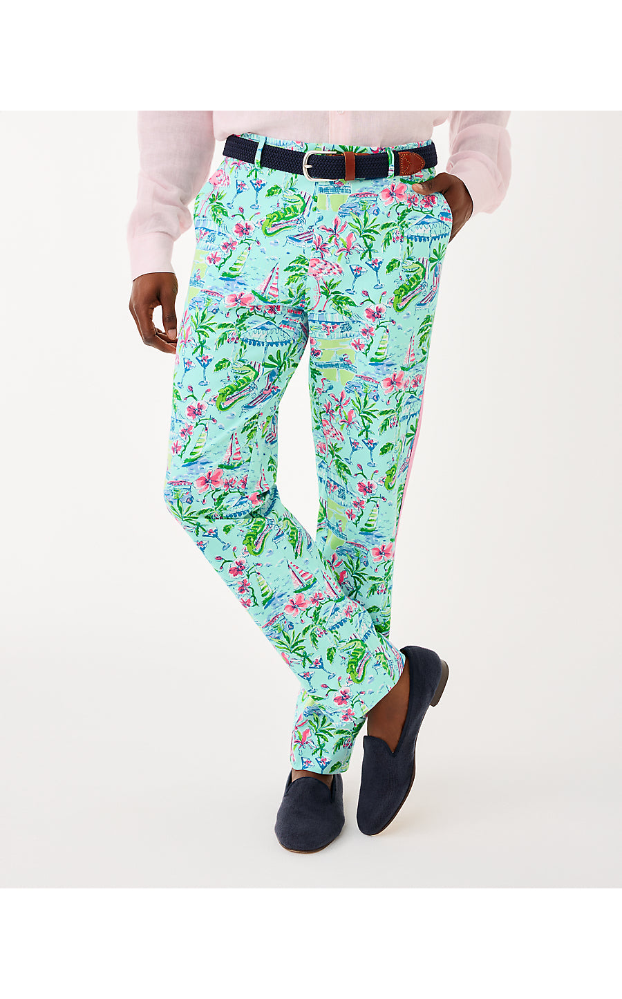 MENS STUFF MIZNER STRETCH - SALT POND BLUE - SUNNY DEE