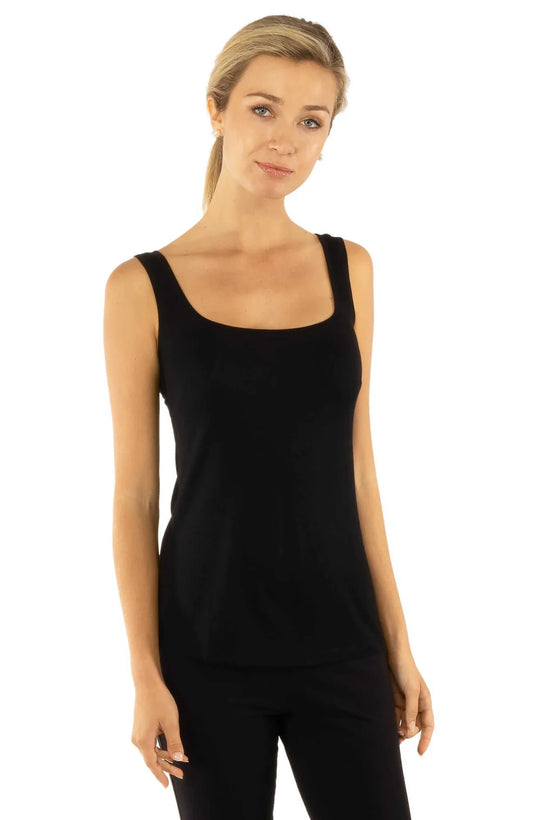 BEYOND THE BEYOND SOFTEST TANK TOP - BLACK