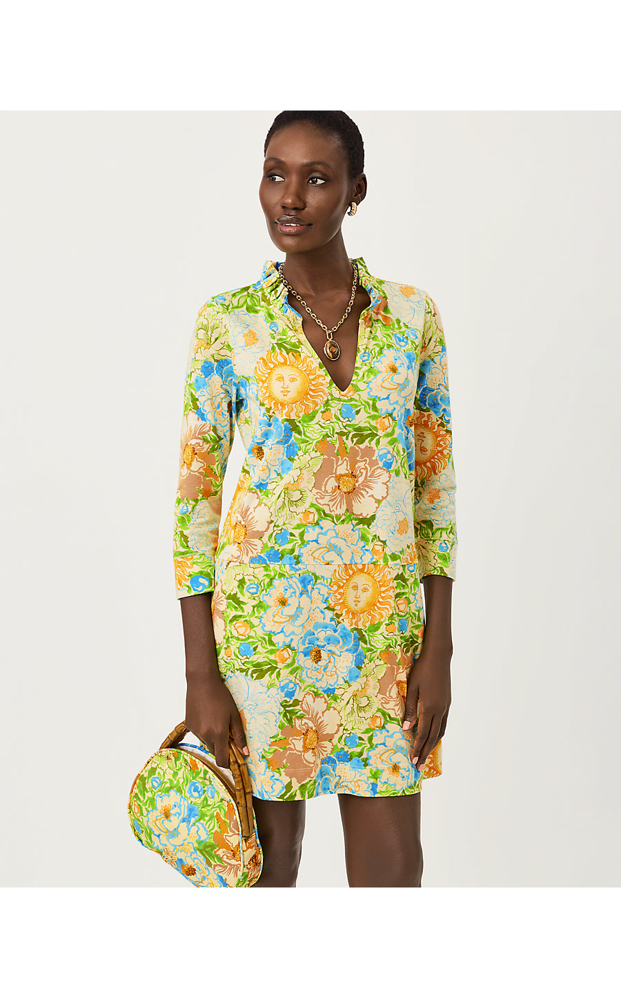 ANNELIE DRESS - RUTABAGA - SYMPEONY
