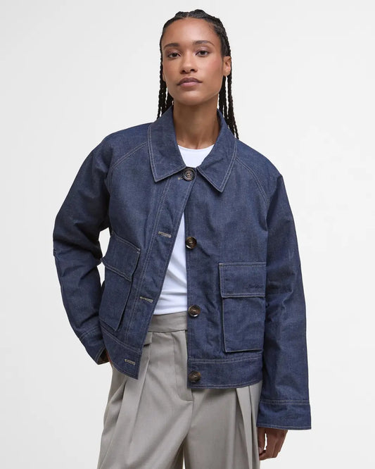 DEMI SHOWERPROOF JACKET - INDIGO