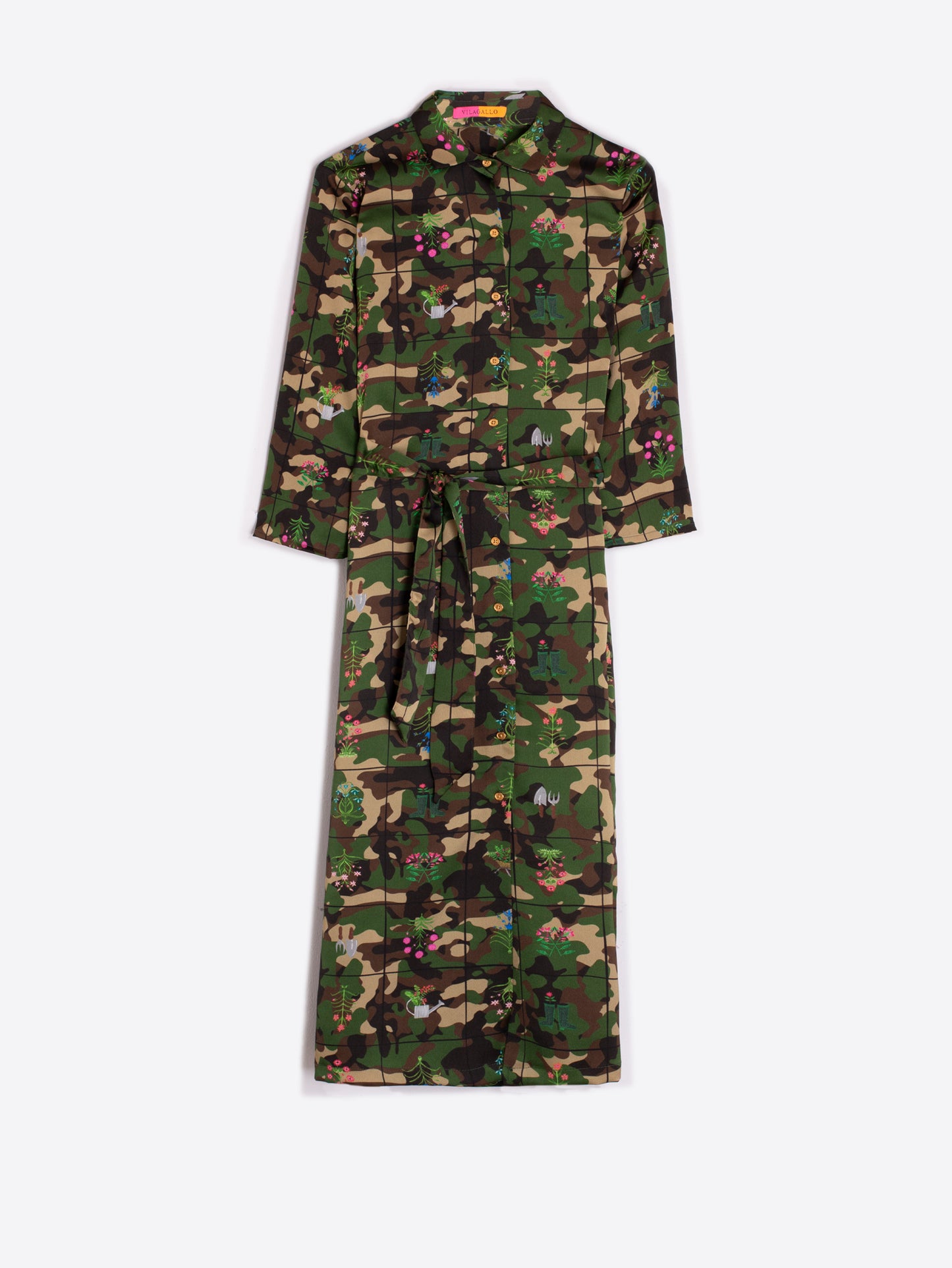 NELA DRESS- CAMO FLORAL