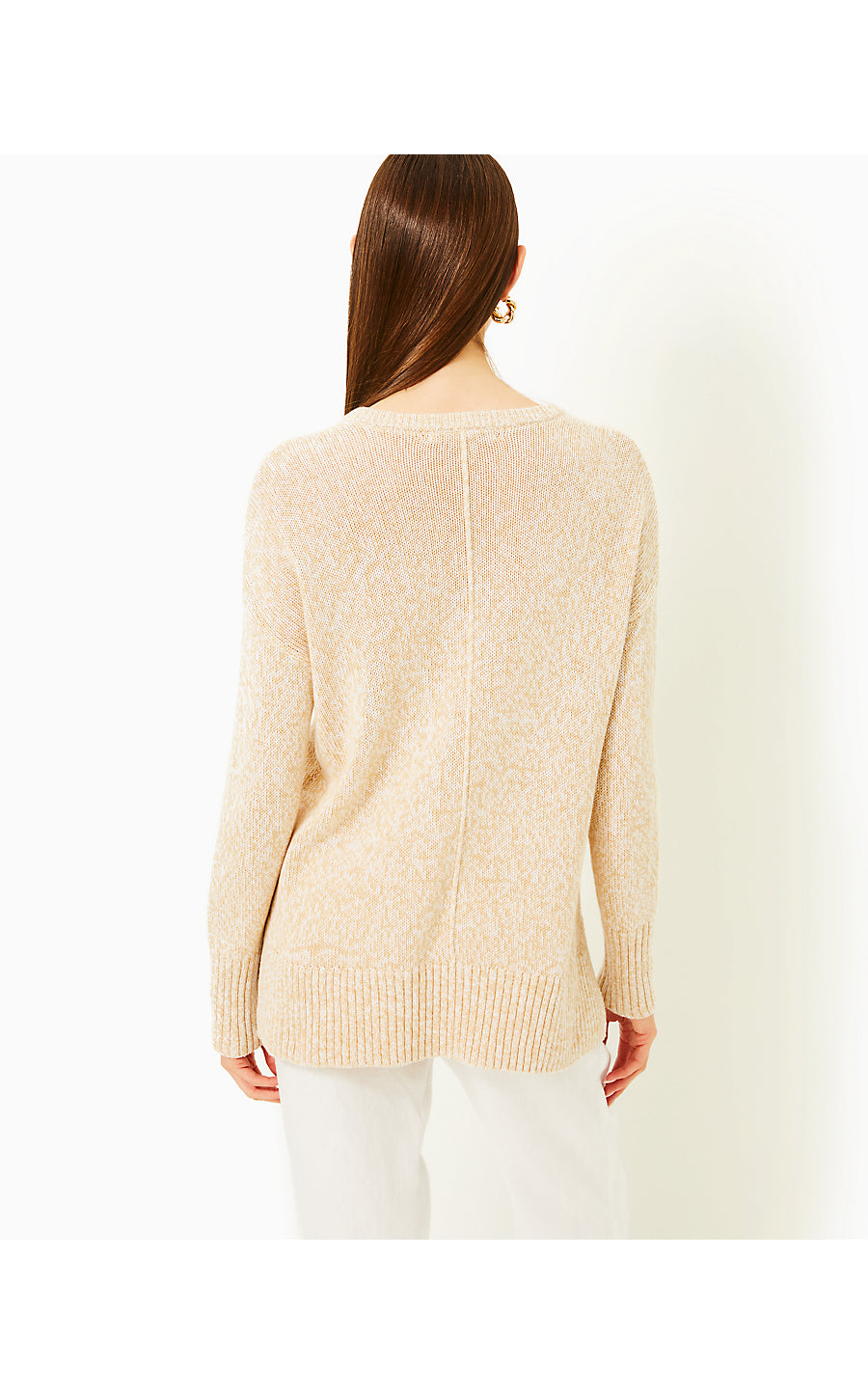 BEDFORD SWEATER - WICKER TAN MARL