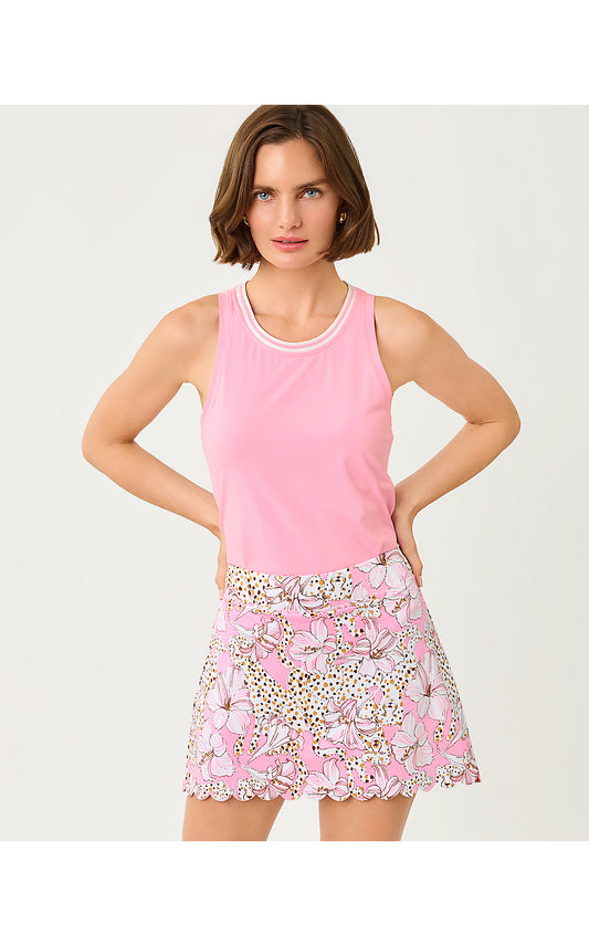 MEENA SCALLOP SKORT UPF 5 - CONCH SHELL PINK - WILDNESS