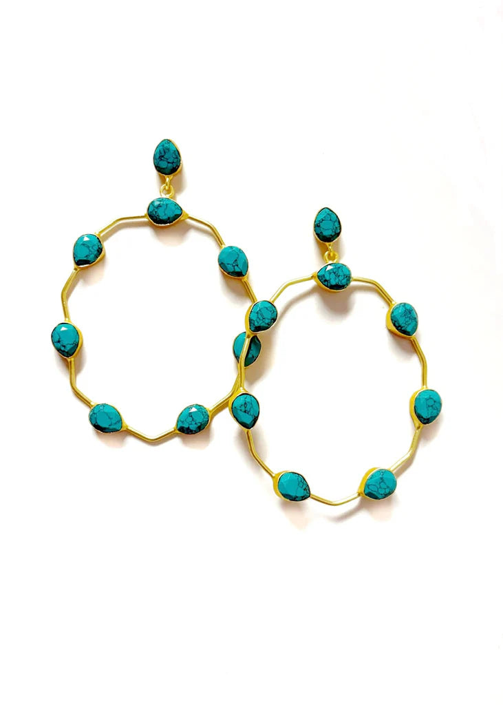 Boykin Earrings Turquiose