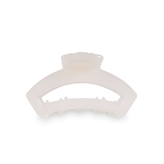 OPEN COCONUT WHITE TINY CLAW HAIR CLIP