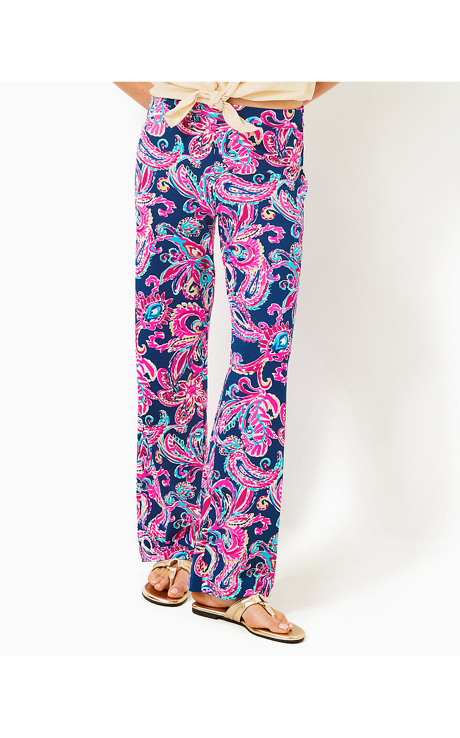 GRENADA UPF 50+ KNIT PANT - MULTI - FLITTING ABOUT