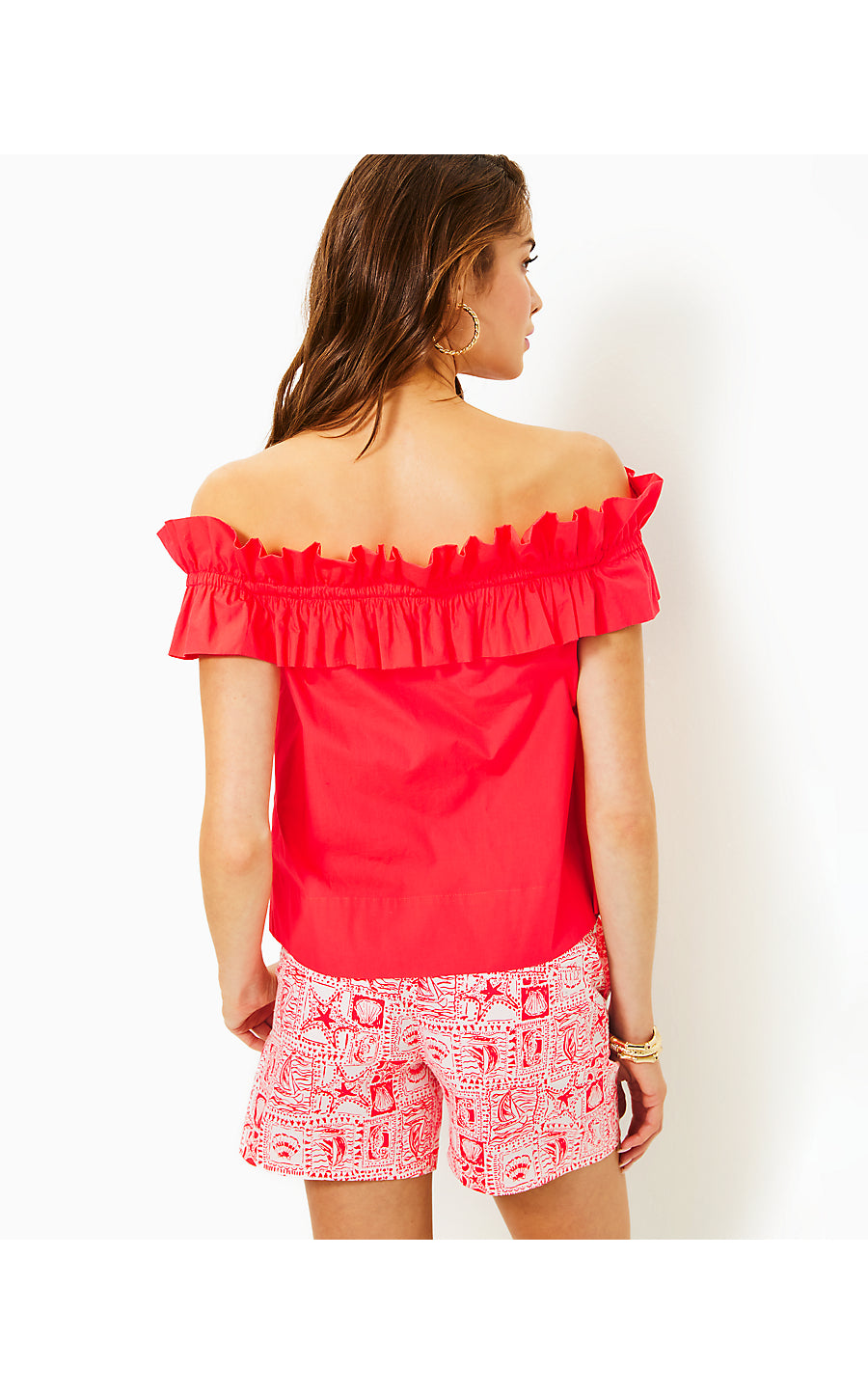 BRENNALEE TOP - MIZNER RED