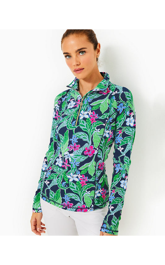 JUSTINE HALF ZIP UPF 50+ - MULTI - UNTAMED