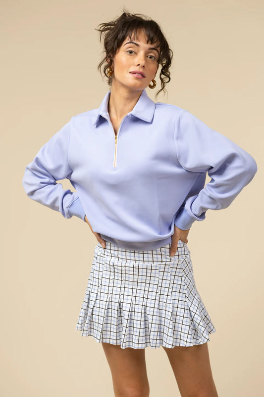 THE GREY SKORT - CLASSIC PLAID