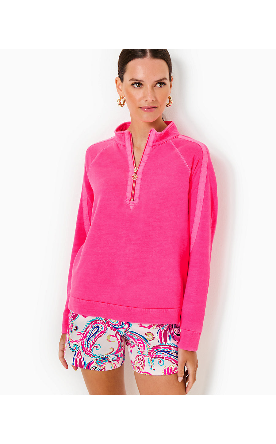 ASHLEE PULLOVER - PASSION FRUIT PINK