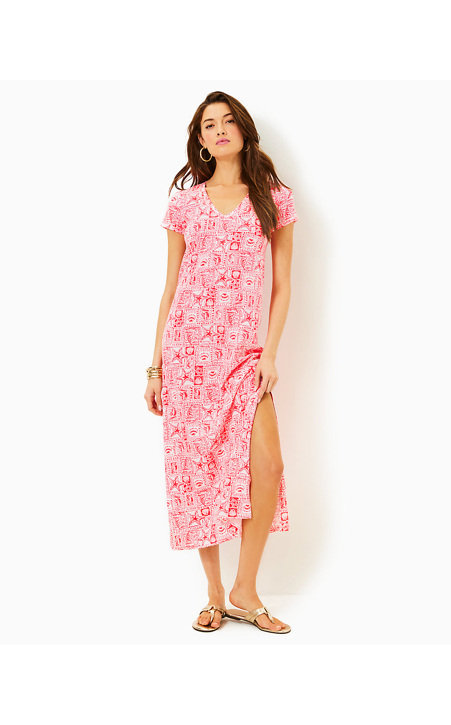 ETTA MAXI DRESS - MIZNER RED - SEASIDE HARBOUR