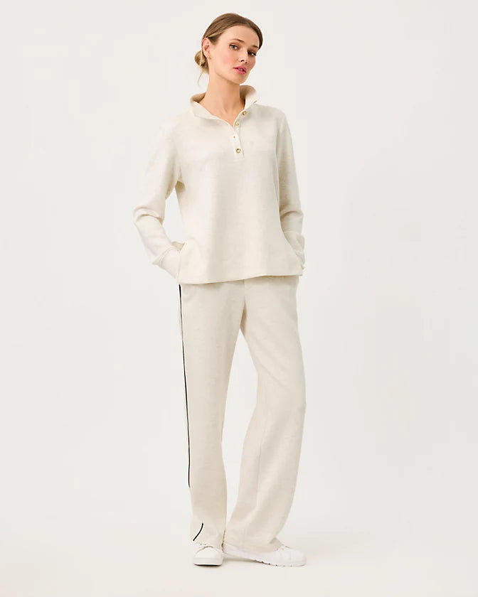 NASSAU LOUNGE PANT UPF 50 - HEATHERED COCONUT