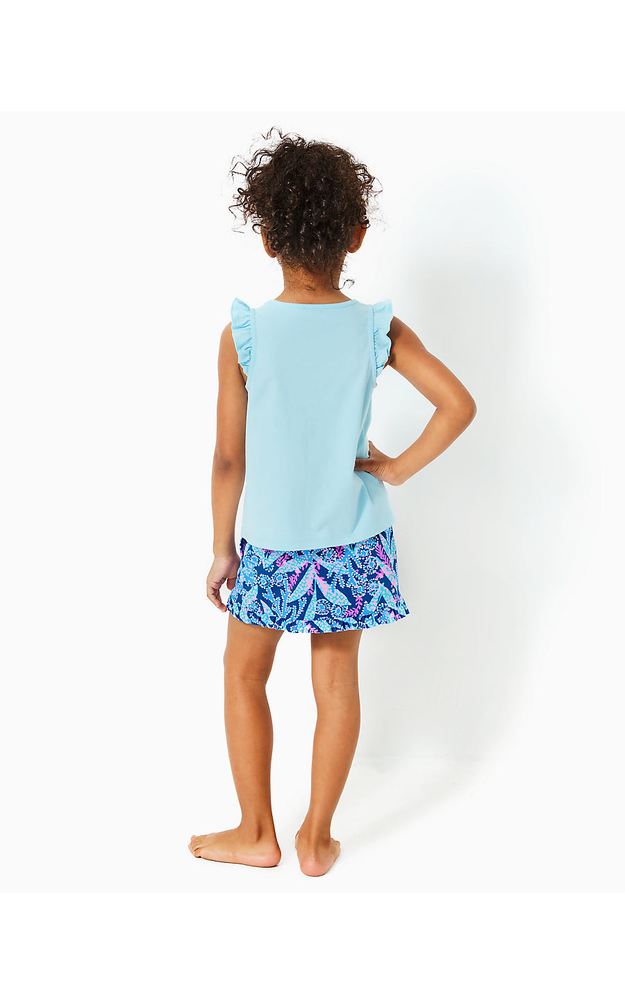 MINI ANIKA SKORT UPF 50+-BARTON BLUE-STAR GAZING