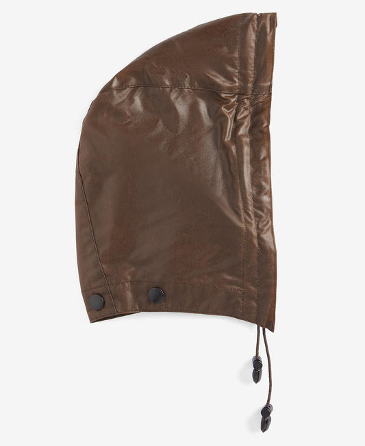 BARBOUR WAX COTTON HOOD- BARK