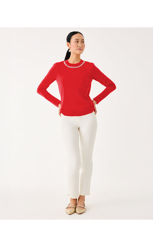 MORGEN SWEATER - CRANBERRY RED