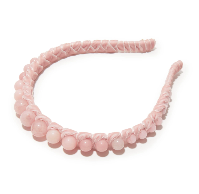 ROSE GRADUATED BEAD HEADBAND