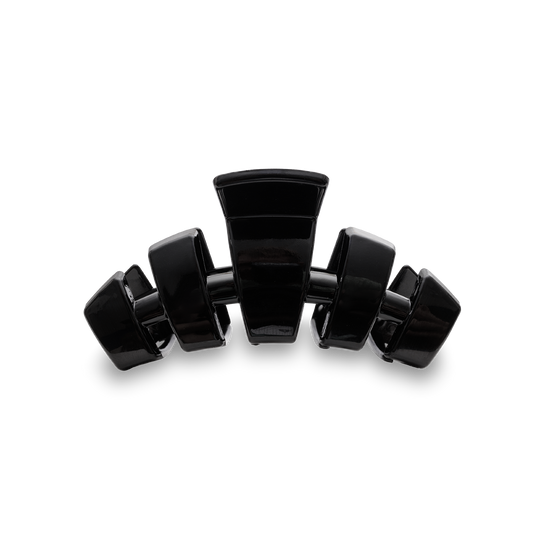 TELETIES - Classic Hair Clip | Small | Jet Black
