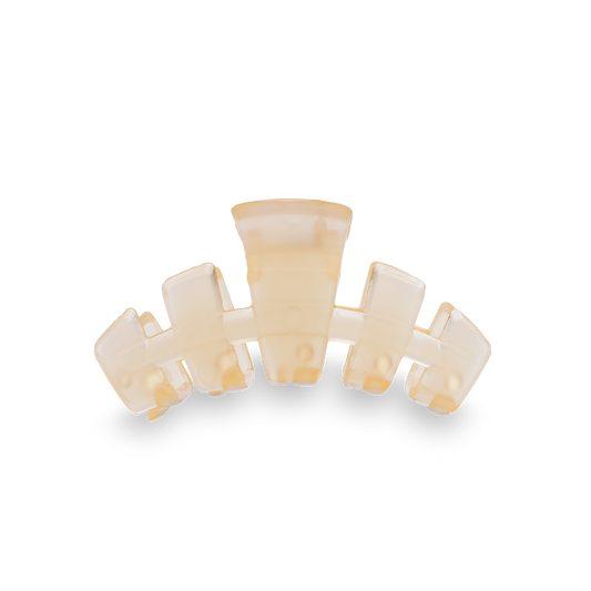 TELETIES - Classic Hair Clip | Tiny | Almond Beige