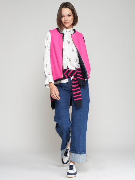 WAISCOAT REVERSIBLE ROSA LANA