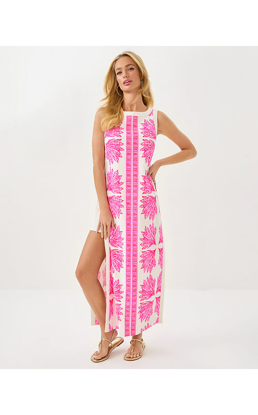 ELEANORA MAXI SHIFT ROMPER - PINK BLISS - SHADY BABE ENGINEERED ROMPER