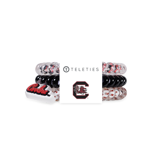 TELETIES - Spiral Hair Coils | Small | Go Cocks! Hair Ties