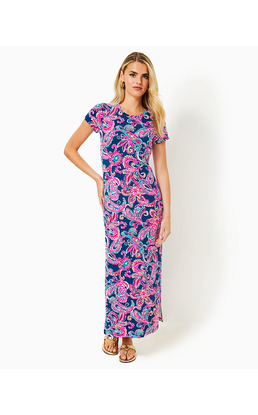 KADEN MAXI DRESS - MULTI - FLITTING ABOUT