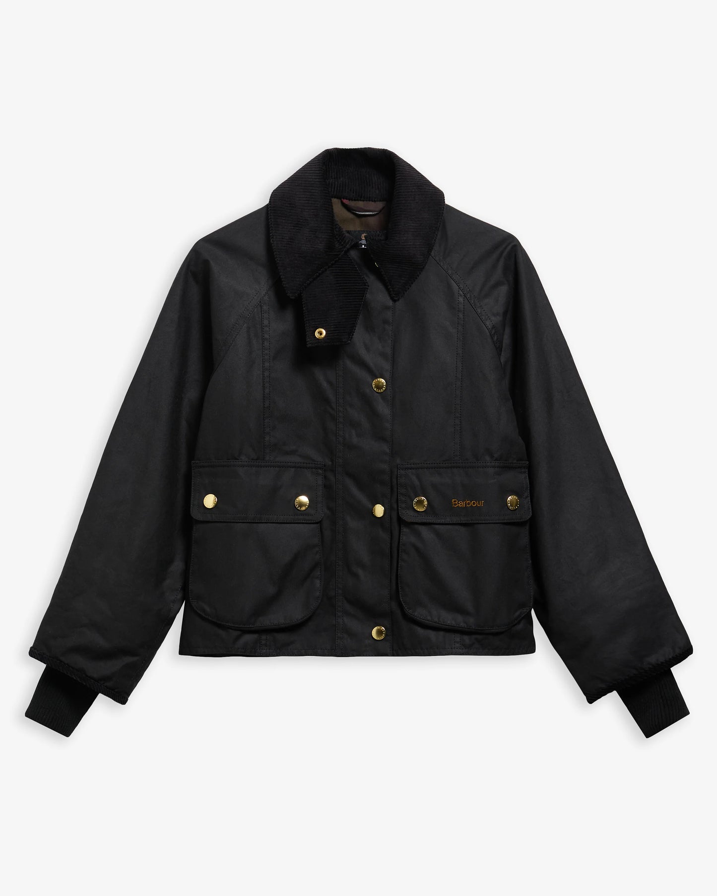 BARBOUR CROPPED BEADNELL- BLACK
