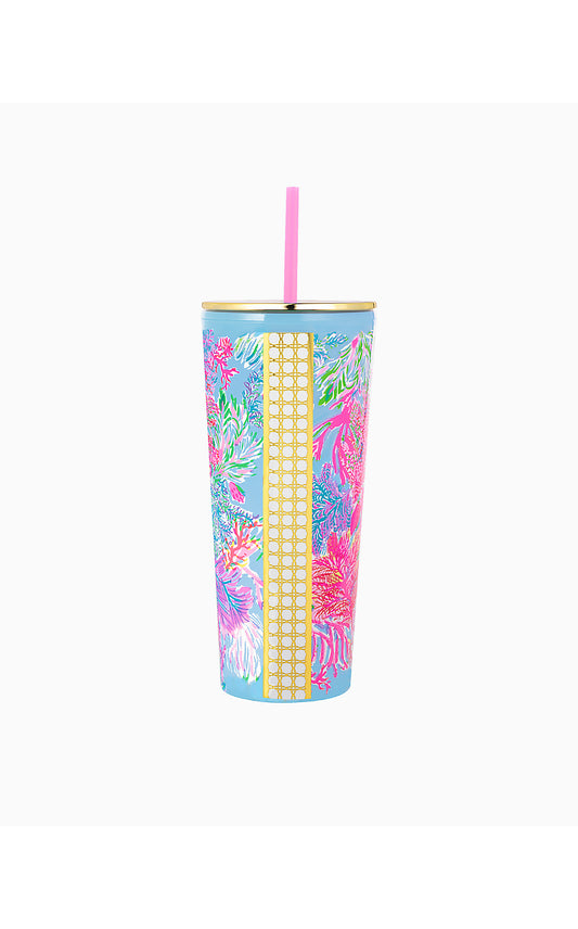 Tumbler with Straw - Cay to my Heart