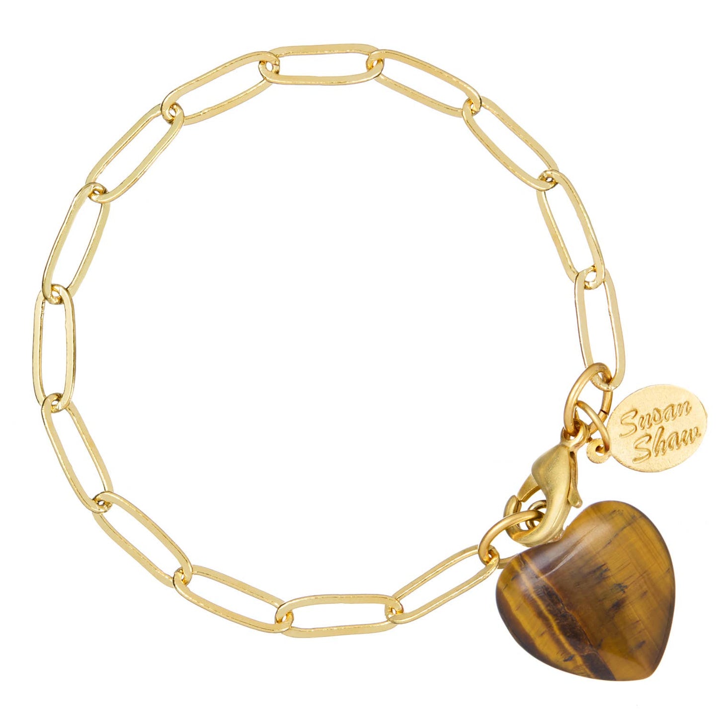 Susan Shaw - Audrey Heart Bracelet : White Turquoise