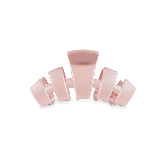 TELETIES - Classic Hair Clip | Tiny | Pearly Pink