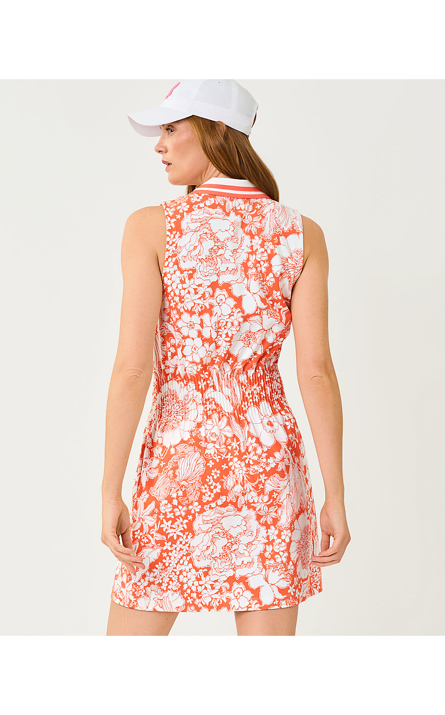 LOVE ACTIVE SLEEVELESS DR - SUNSET ORANGE - BUDDING ROMANCE
