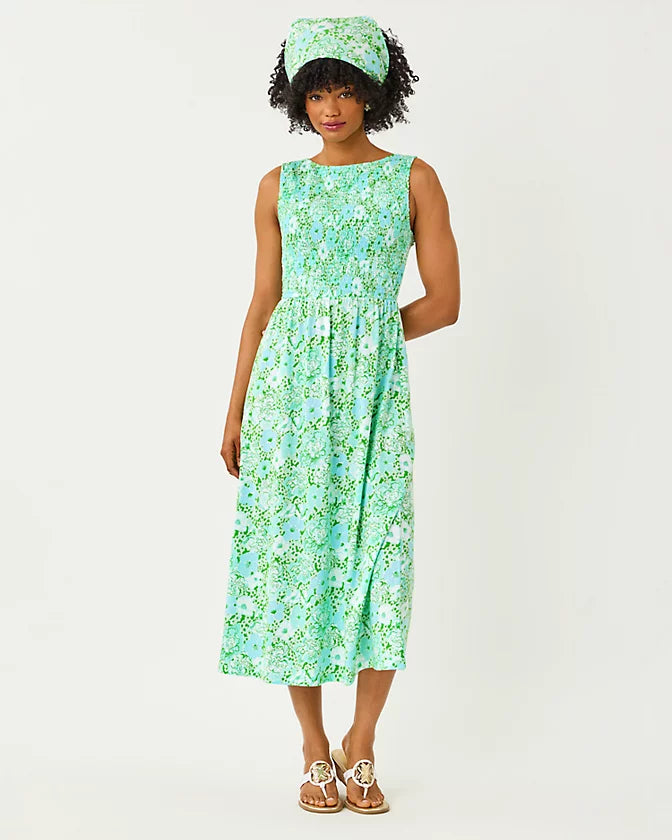 FINNLEY MIDI DRESS - MINT CONDITION - BURST OF JOY