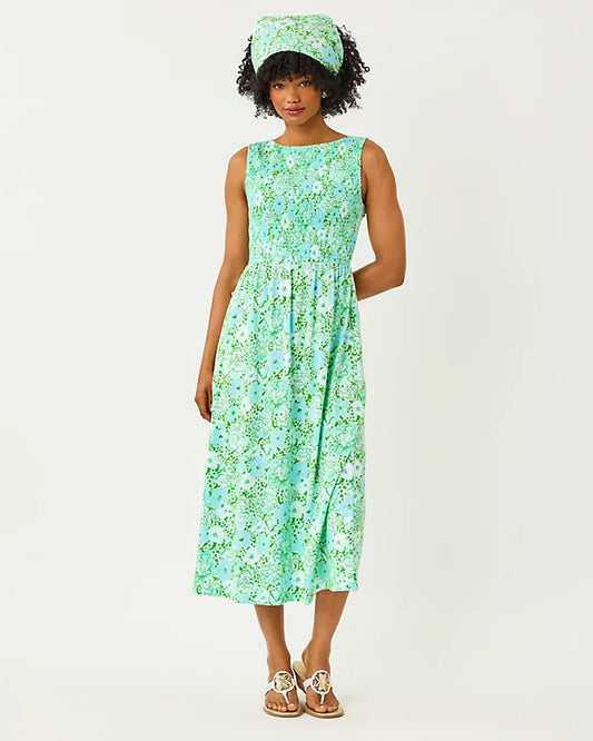 FINNLEY MIDI DRESS - MINT CONDITION - BURST OF JOY